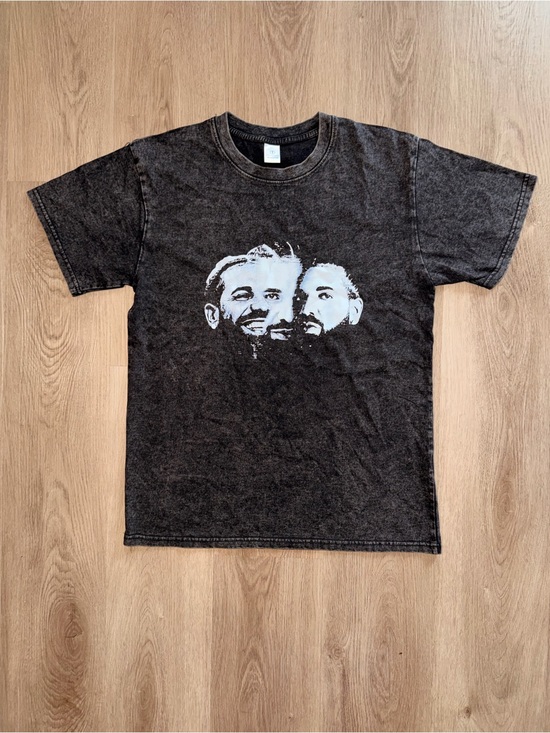 Gildan Other - Drake Graphic Acid Wash Tee | Vintage Style Black Streetwear T-Shirt